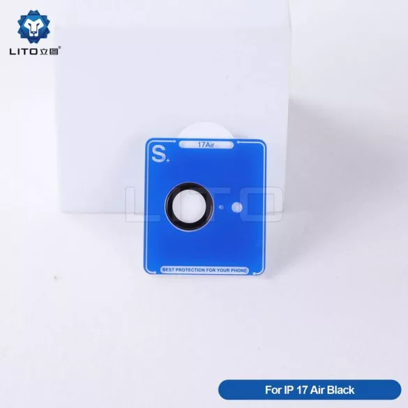 Apple iPhone 17 Air Lito S+ Film de aluminiu pentru aparat foto - Negru