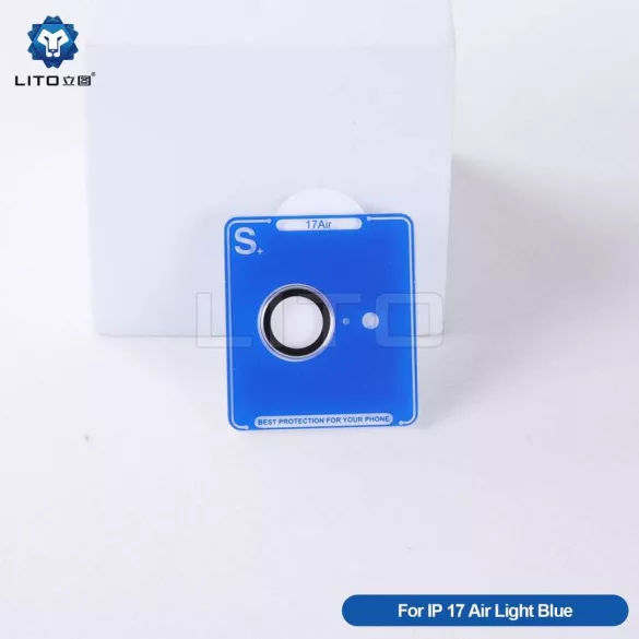 Apple iPhone 17 Air Lito S+ Aluminiu Film de protecție pentru cameră - Pale Blue