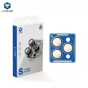 Apple iPhone 17 Pro/17 Pro Max Lito S+ Aluminiu Film de protecție pentru cameră - Gri