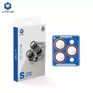 Apple iPhone 17 Pro/17 Pro Max Lito S+ Aluminiu Film de protecție pentru cameră - Portocaliu