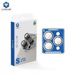   Apple iPhone 17 Pro/17 Pro Max Lito S+ Aluminiu Film de protecție pentru cameră - Argint