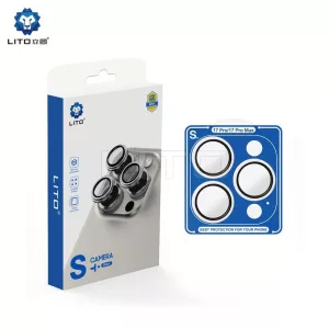 Apple iPhone 17 Pro/17 Pro Max Lito S+ Aluminiu Film de protecție pentru cameră - Argint