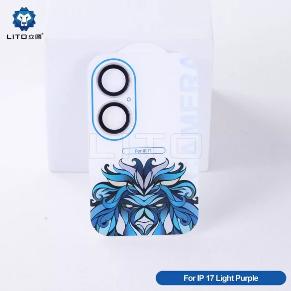 Apple iPhone 17 Lito Titanium AR Camera Film de protecție - Violet pal