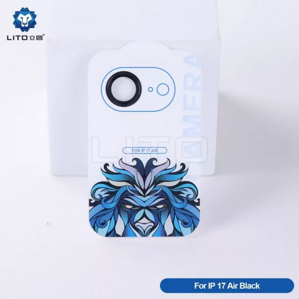 Apple iPhone 17 Air Lito Titanium AR Camera Film de protecție - Negru