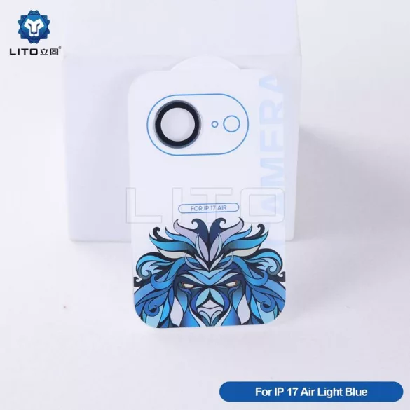 Apple iPhone 17 Air Lito Titanium AR Camera Film de protecție - Pale Blue