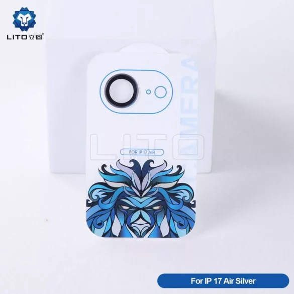Apple iPhone 17 Air Lito Titanium AR Camera Film de protecție - Argint