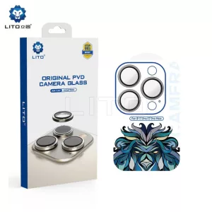 Apple iPhone 17 Pro/17 Pro Max Lito Titanium AR Camera Film de protecție - Gri