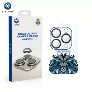 Apple iPhone 17 Pro/17 Pro Max Lito Titanium AR Camera Film de protecție - albastru închis