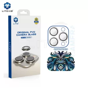 Apple iPhone 17 Pro/17 Pro Max Lito Titanium AR Camera Film de protecție - Argint