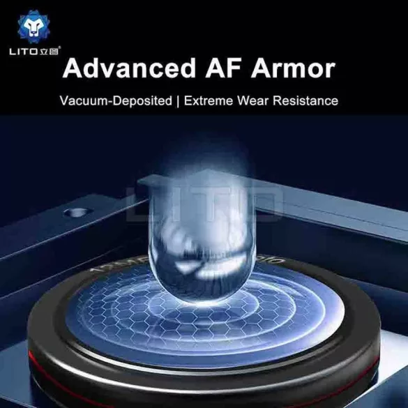 Apple iPhone 16 Pro/16 Pro Max Lito DSLR Titanium Camera Film - Argint