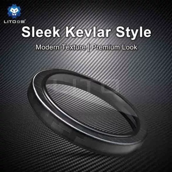 Apple iPhone 16 Pro/16 Pro Max Lito Kevlar Titanium Film de protecție pentru cameră - Desert