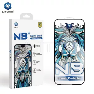 Apple iPhone 15 Lito NB+ Ceramic 2.5D Full Glass Film - Negru