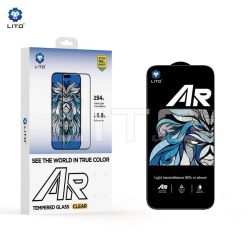   Apple iPhone 15 Pro Lito AR SE Peliculă antireflex 2.5D din sticlă completă - negru