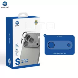   Apple iPhone 17 Air Lito 3D Clear Full Camera Protection Film - Pale Blue