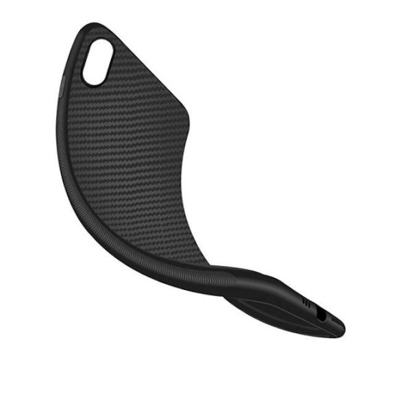 HUSĂ! - Huawei Y6 2019 Carbon Matt TPU - Negru