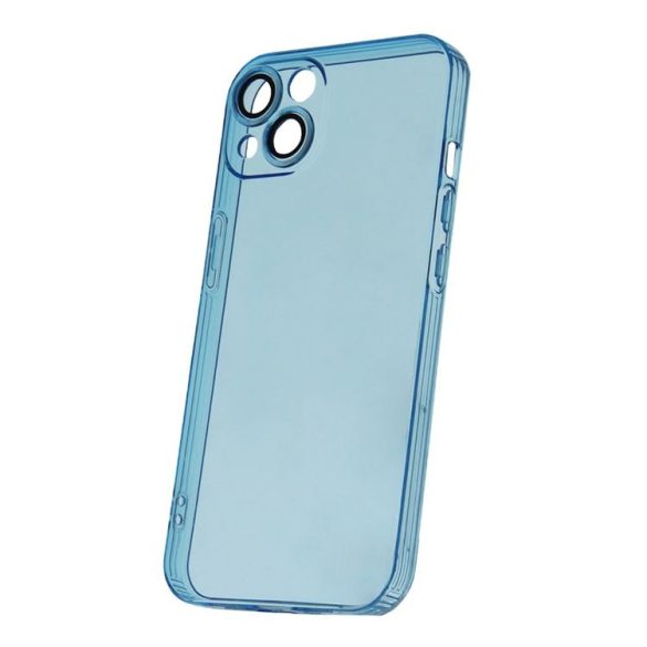 Husă din silicon de culoare subțire Apple iPhone 14 Pro Max - Albastru