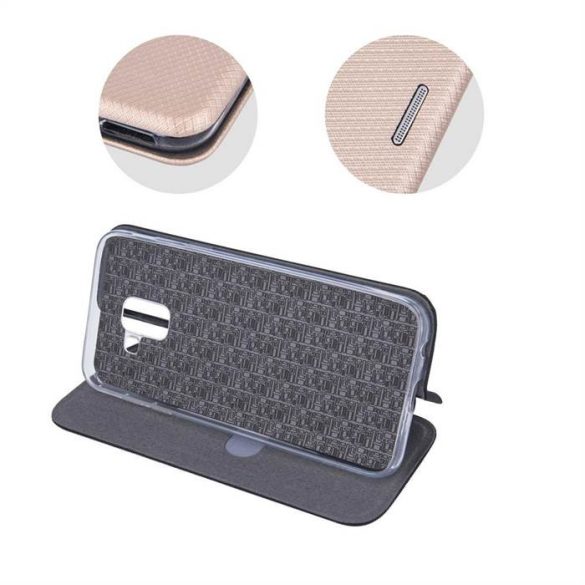 Huawei Y6 2019 Smart Verona husă tip carte - Aur
