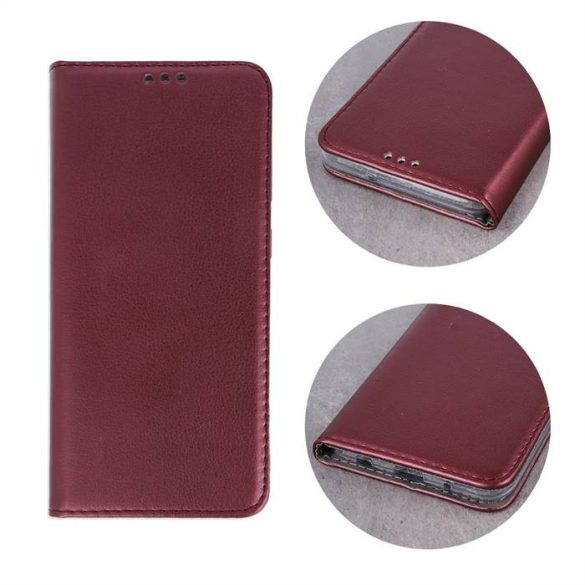Husă Smart Magnetic Book Apple iPhone 11 Pro - Bordeaux