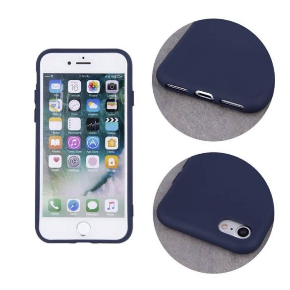 Husă din silicon Apple iPhone 12 Pro Max - Albastru închis