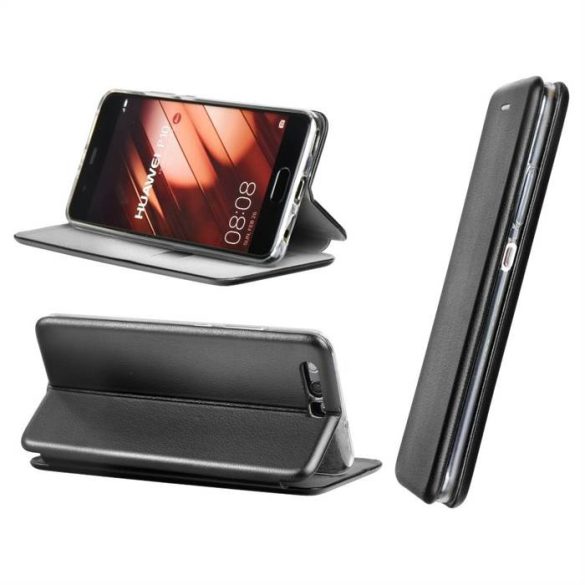 Husă Apple iPhone XS Max Elegance Premium Book - Neagră