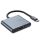 Adaptor HUB Tech-Protect V1 3in1 USB-C - USB-A 3.0 / USB-C PD 100W / HDMI 4K 30Hz - Grafit