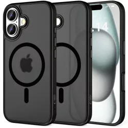   HUSĂ! - Apple iPhine 16 Tech-Protect Magmat Magsafe Back Cover - Negru
