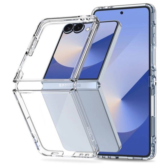 HUSĂ! - Samsung Z Flip 7 Tech-Protect FlexAir Back Cover - Transparent