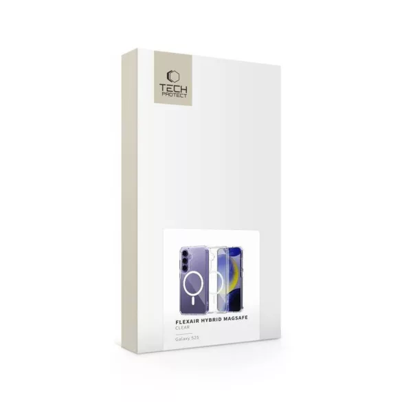 HUSĂ! - Samsung S25 Tech-Protect FlexAir Magsafe Back Cover - Transparent