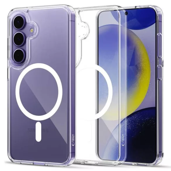 HUSĂ! - Samsung S25 Plus Tech-Protect FlexAir Magsafe Back Cover - Transparent