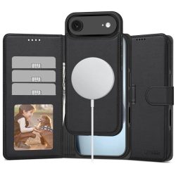   HUSĂ! - Apple iPhone 17 Air Tech-Protect MagSafe Bookcase - Negru