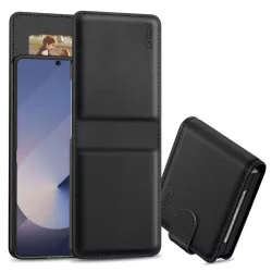   HUSĂ! - Samsung Z Flip 6/7 FE Tech-Protect Book Cover - Negru