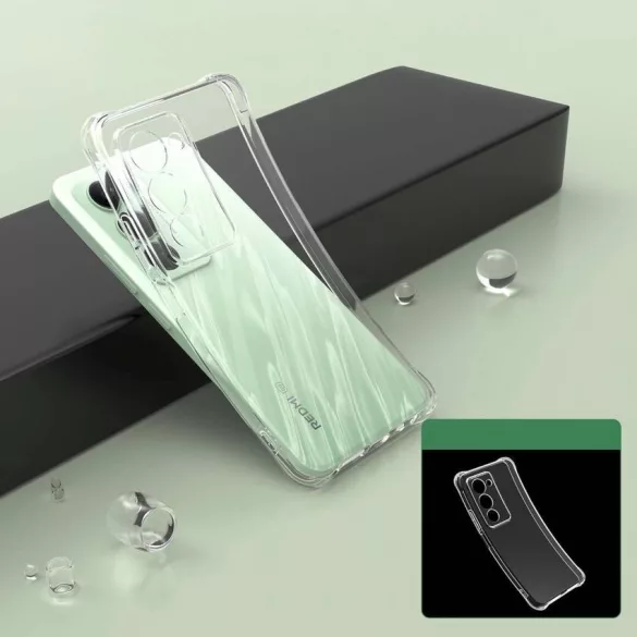 HUSĂ! - Xiaomi Redmi 15C Tech-Protect FlexAir Back Cover - Transparent