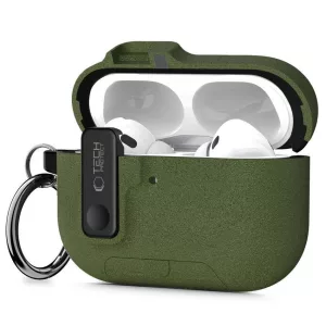 Husă de securitate Apple AirPods Pro 3 Tech-Protect - Verde