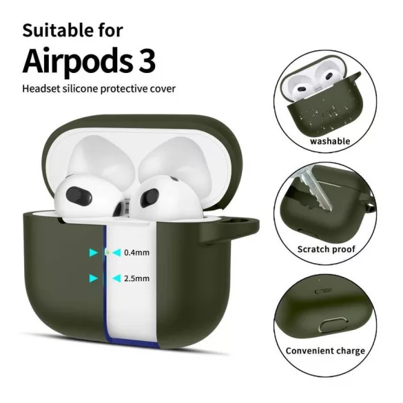 Husă Apple AirPods 3 Tech-Protect - Verde