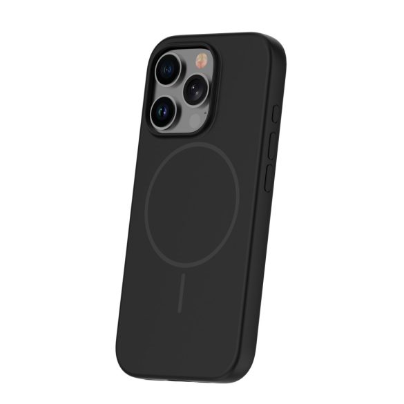 Apple iPhone 14 Silicon Magsafe Back Cover - Negru