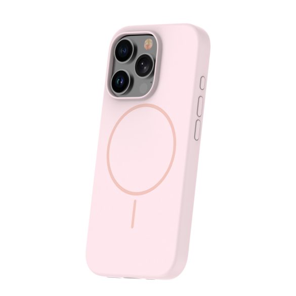 Apple iPhone 14 Silicon Megsafe Back Cover - Roz
