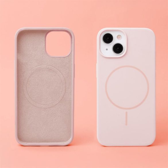 Apple iPhone 16 Silicon Megsafe Back Cover - Roz