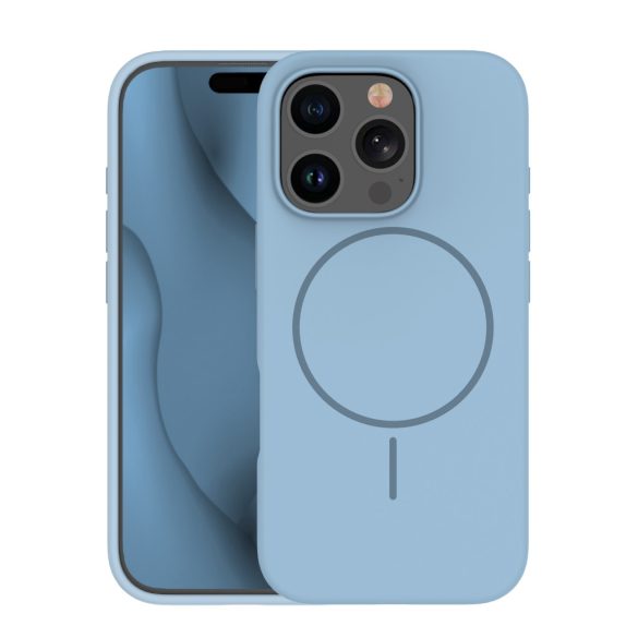 Apple iPhone 14 Silicon Megsafe Back Cover - Albastru deschis