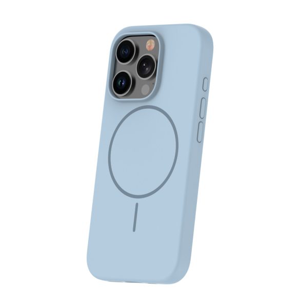 Apple iPhone 14 Silicon Megsafe Back Cover - Albastru deschis