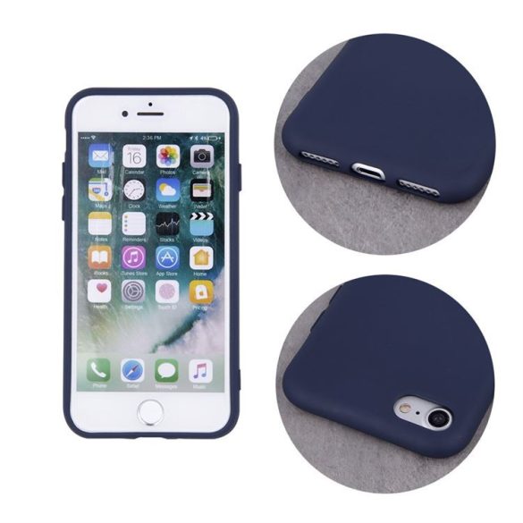 Apple iPhone 16 Capac spate din silicon - albastru închis