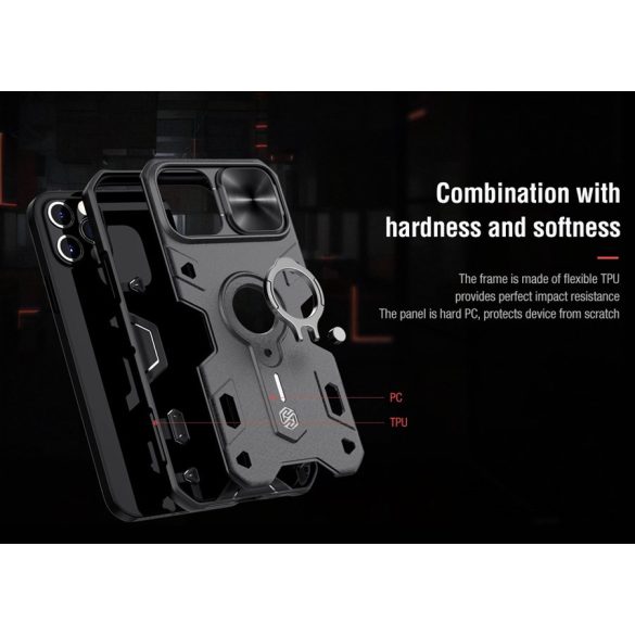 Husa din spate Nillkin CamShield Armor Apple iPhone 12 Pro Max - negru