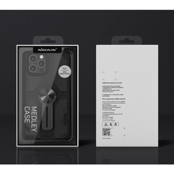 Husă din spate Apple iPhone 12 Pro Max Nillkin Medley - neagră