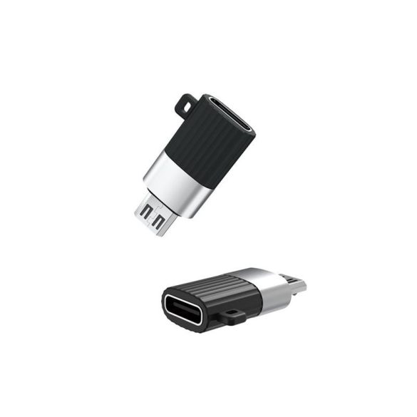 XO NB149C Adaptor USB Type-C/Micro USB - Negru
