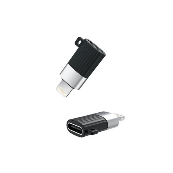 XO NB149D Adaptor USB Type-C/Lightning - Negru