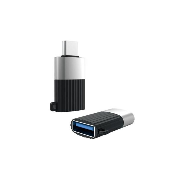 Adaptor USB/USB de tip C XO NB149F - negru