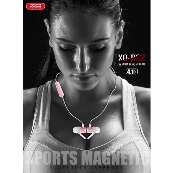 XO BS2 Magnetic Sport Bluetooth 4.1 - Alb