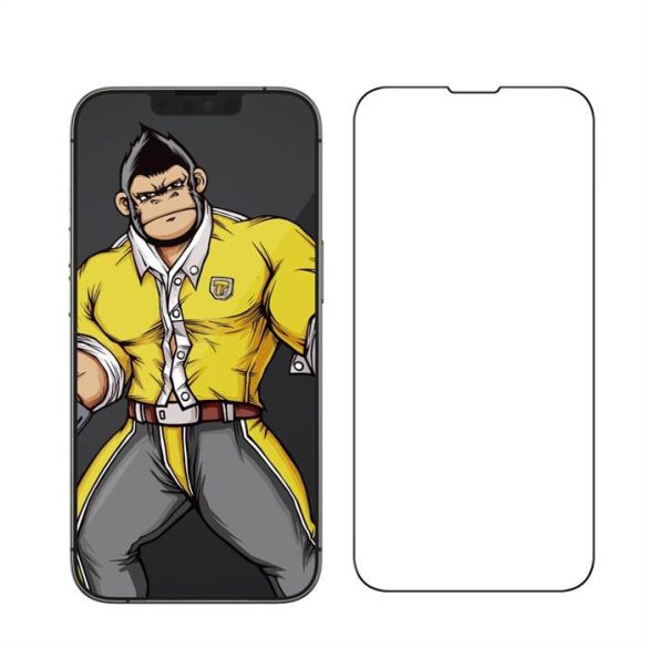 Apple iPhone 13/13 Pro TG ESD VIP USA Gorilla 2.5D  Folie sticlă - Negru