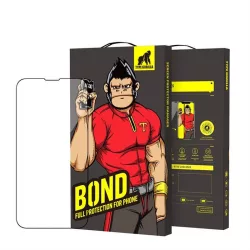   Apple iPhone 13 Pro Max TG High Definition 2.5D Silk Full Folie sticlă - Negru