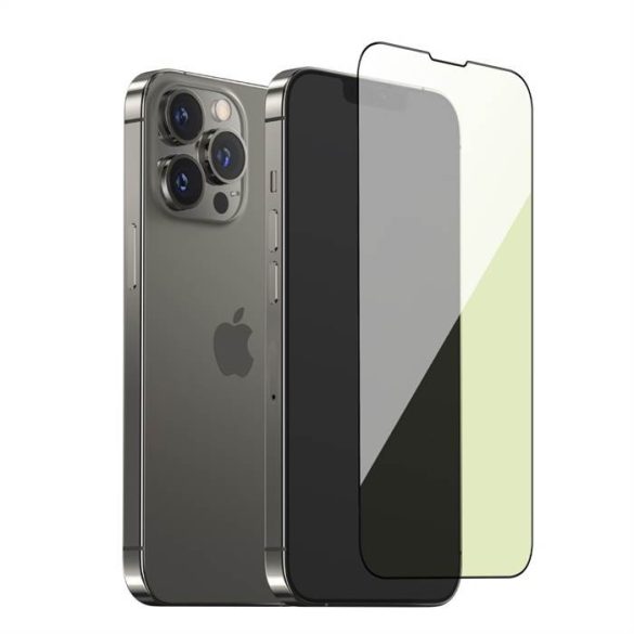 Apple iPhone 13 Pro Max TG Film Anti-Albastru 2.5D Full Glass - Transparent