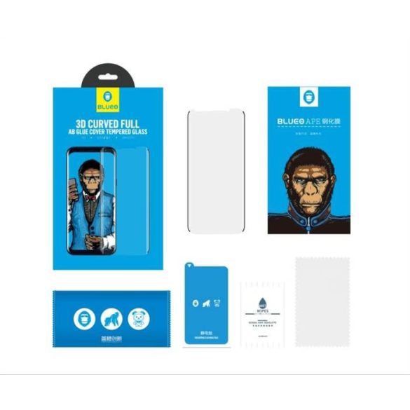 Samsung S20 Ultra Blueo 3D Corning Gorilla HD (adeziv complet) Film de sticlă + Consolă - Transparent